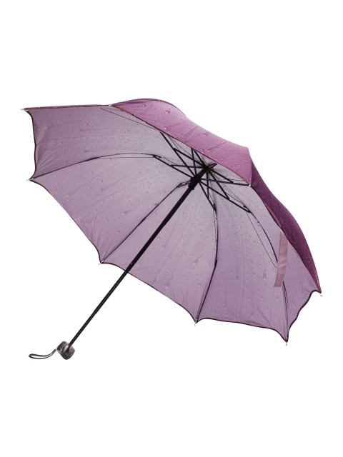 FabSeasons Unisex Purple Quirky Printed 3 Fold Fancy Umbrella