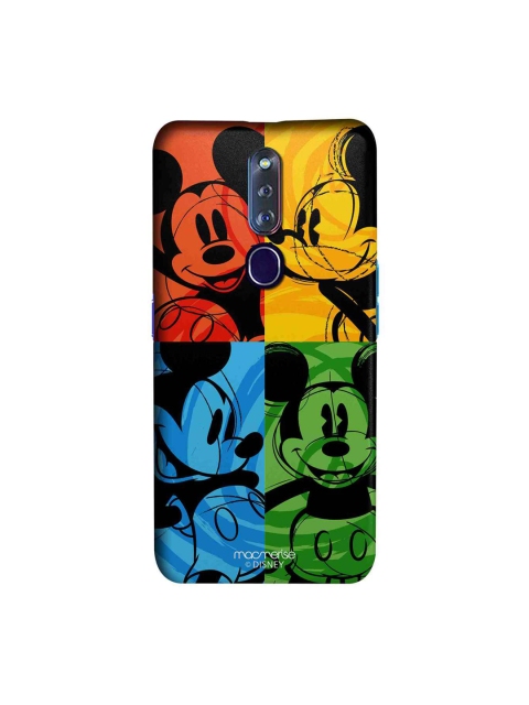 

macmerise Black & Yellow Shades Of Mickey Sublime Oppo F11 Pro Back Case