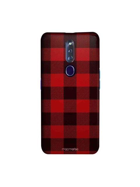 

macmerise Red & Black Checkmate Oppo F11 Pro Case