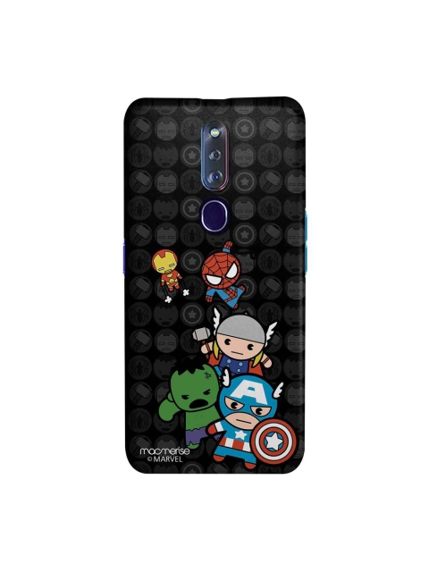 

macmerise Black & Blue Marvel Comics Oppo F11 Pro Back Case