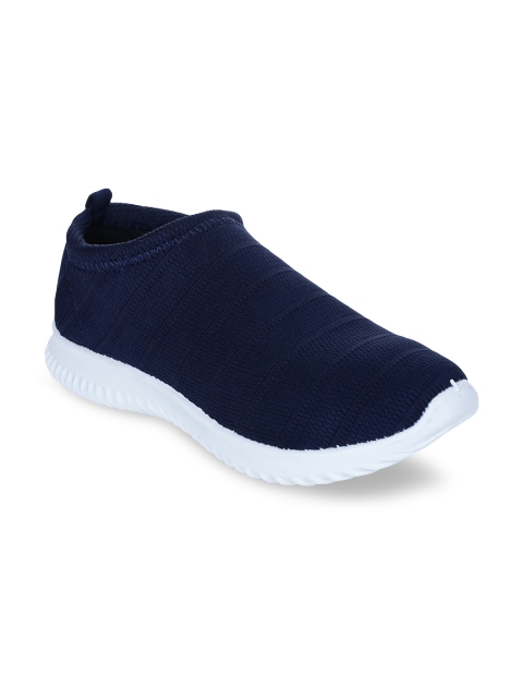 

Liberty Men Navy Blue Mesh Walking Shoes