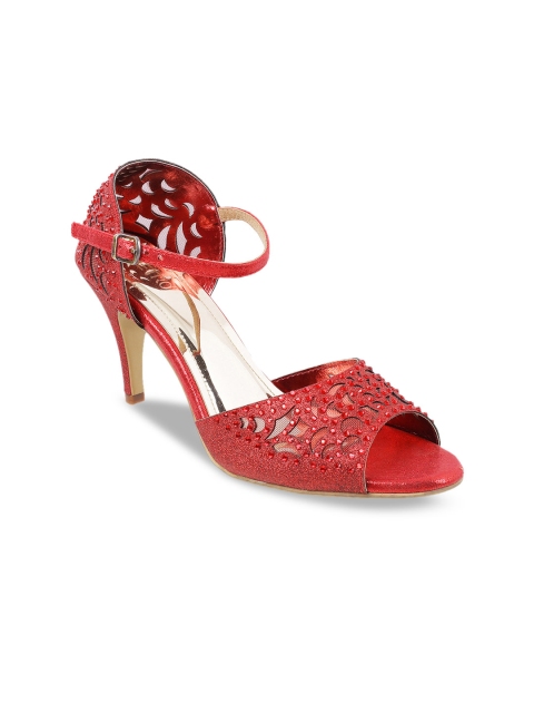 

Metro Women Red Embellished Stilettos