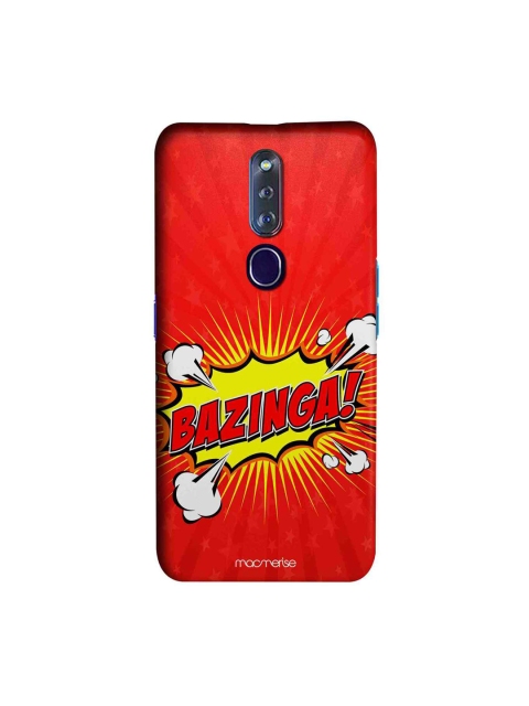 

macmerise Red & Yellow Bazinga Sublime Oppo F11 Pro Back Case
