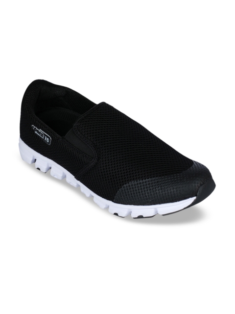 

Liberty Men Black Solid Mesh Walking Shoes