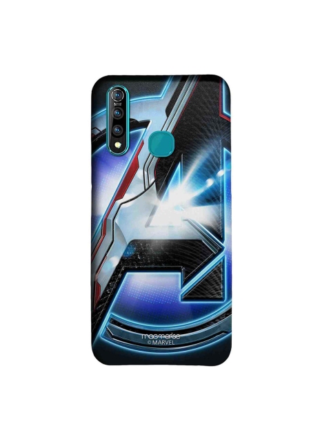 

macmerise Charcoal Grey & Blue Marvel Comics Endgame Logo Sublime Vivo Z1 Pro Back Case