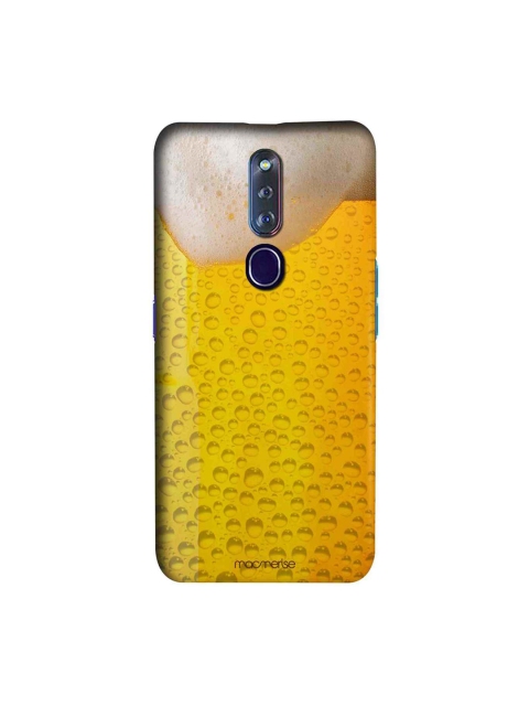 

macmerise Yellow & White Chug It Sublime Oppo F11 Pro Mobile Case