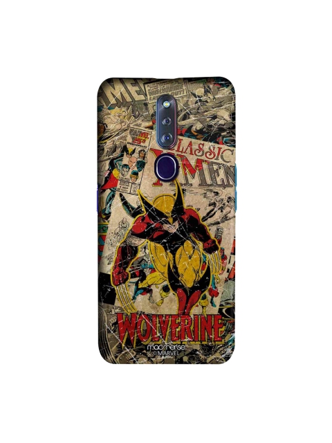

macmerise Beige & Red Marvel Comics Wolverine Sublime Oppo F11 Pro Mobile Case