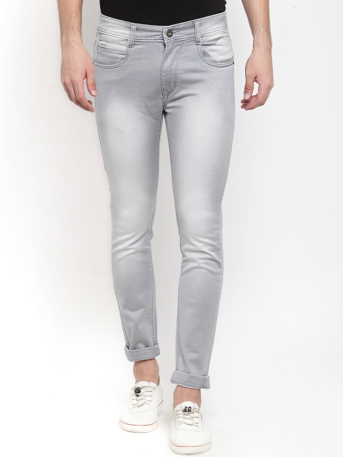 

Rodamo Men Grey Slim Fit Mid-Rise Clean Look Stretchable Jeans