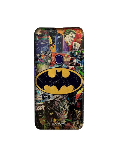 

macmerise Black & Yellow Batman Printed Oppo F11 Pro Back Case