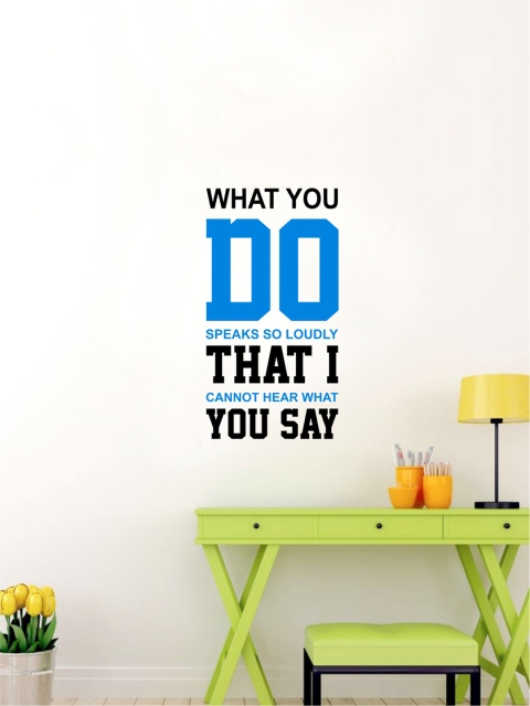

rawpockets Multicolour Inspiration Quotes Wall Sticker, Multi
