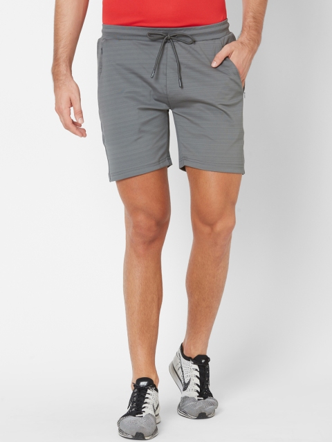 

Sweet Dreams Men Grey Solid Lounge Shorts