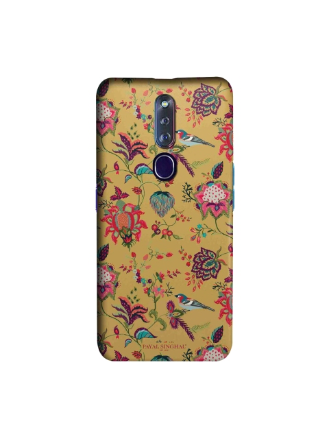 macmerise Mustard Yellow & Pink Payal Singhal Chidiya Sublime Oppo F11 Pro Back Case