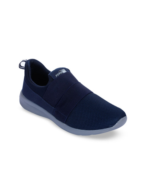 

Liberty Men Navy Blue Mesh Walking Shoes
