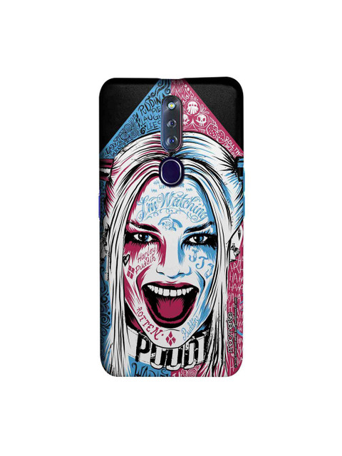 

macmerise Pink & White DC Comics Wicked Harley Quinn Sublime Oppo F11 Pro Back Case