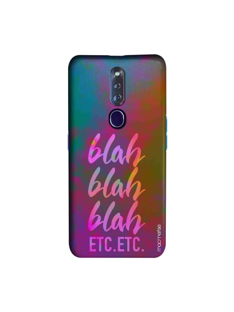 

macmerise Magenta & Green Blah Blah Sublime Oppo F11 Pro Back Case