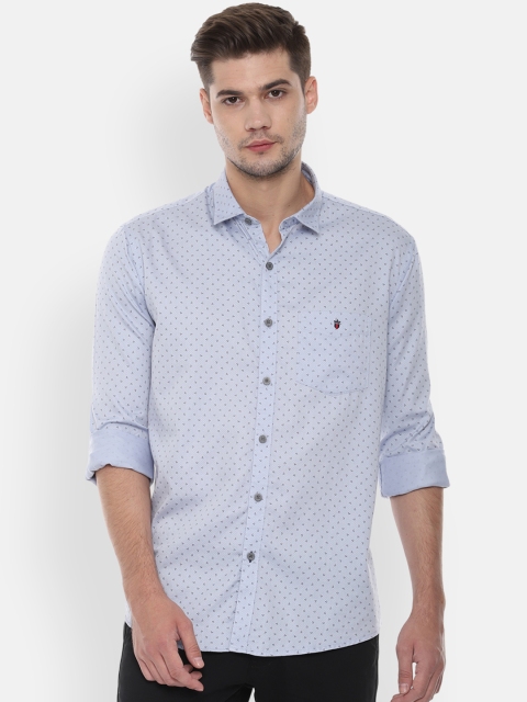 

Louis Philippe Sport Men Blue Slim Fit Printed Casual Shirt