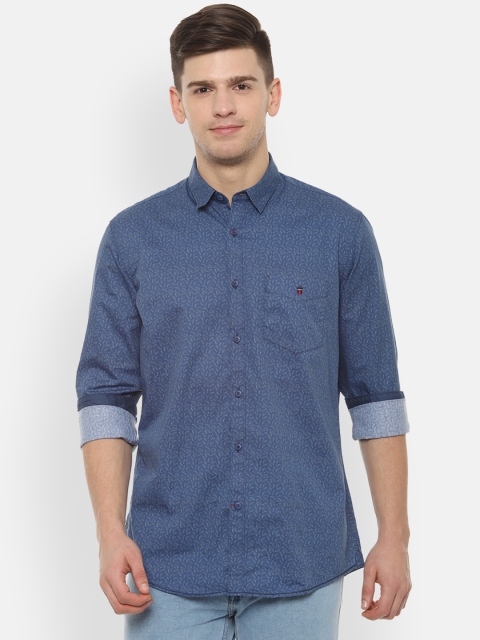 

Louis Philippe Sport Men Blue Slim Fit Printed Casual Shirt