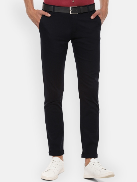 

Louis Philippe Sport Men Black Slim Fit Solid Regular Trousers