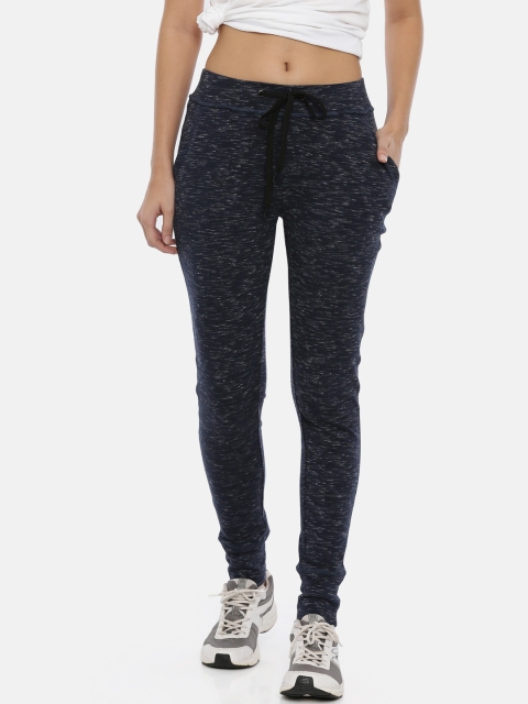 

Snarky Gal Women Navy Blue Solid Track Pants