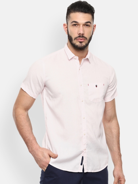 

Louis Philippe Sport Men Pink Slim Fit Solid Casual Shirt