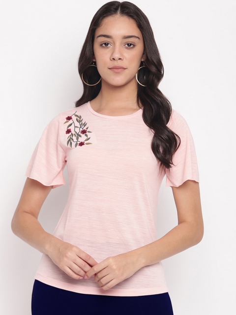

Miss Grace Women Pink Solid Top