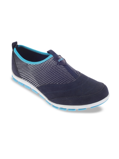

Khadims Women Navy Blue Printed Sneakers