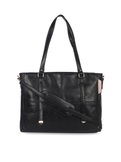 

David Jones Black Solid Shoulder Bag