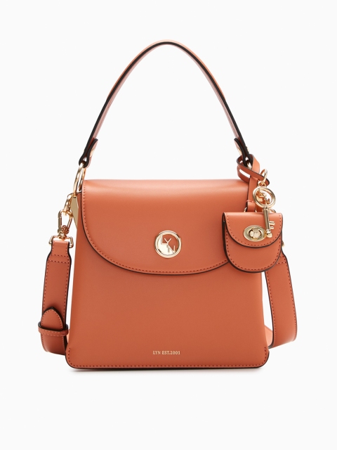 

LYN Orange Solid Sling Bag