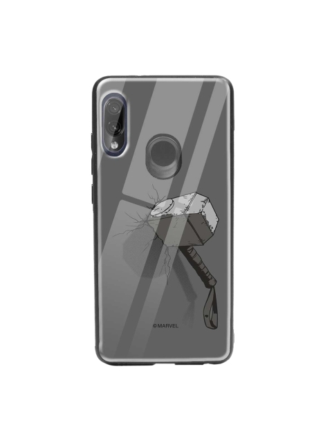 Bewakoof Grey Thor Hammer Xiaomi Redmi Note 7 Pro Glass Mobile Cover