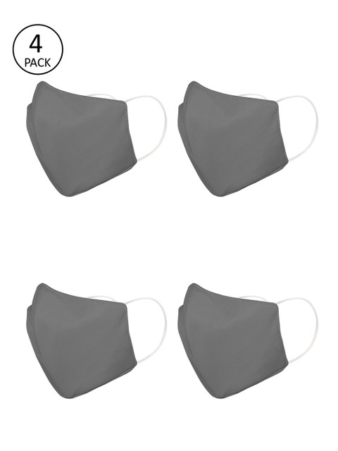 

JS CARE Kids Pink 4 Pcs N95 6 Ply Outdoor Protective Masks, Grey
