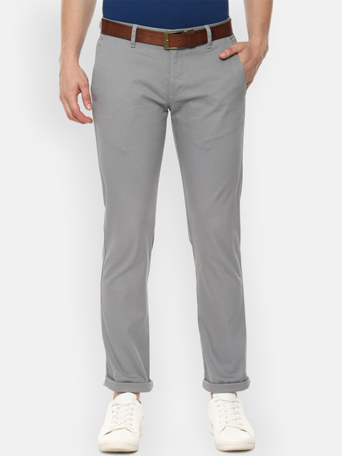 

Louis Philippe Sport Men Grey Slim Fit Solid Regular Trousers