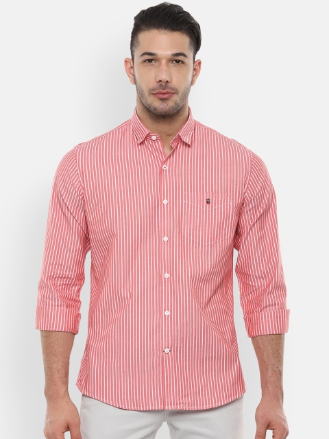 

Louis Philippe Sport Men Red & White Slim Fit Striped Casual Shirt