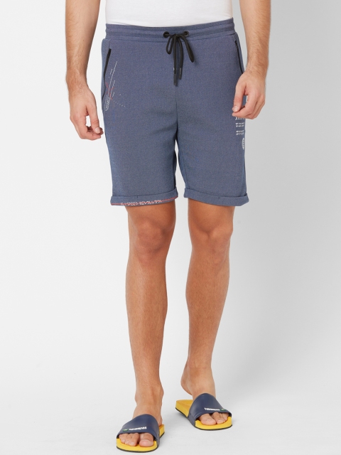 

Sweet Dreams Men Navy Blue Solid Lounge Shorts