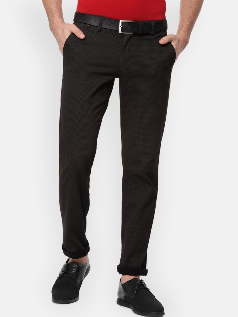

Louis Philippe Sport Men Brown Solid Regular Fit Semi-Formal Trousers