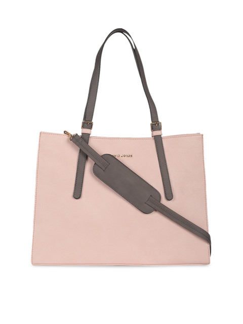 

David Jones Pink Solid 12 Inch Laptop Sleeve Shoulder cum Laptop Bag