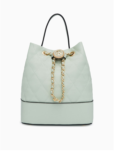 

LYN Green Solid Shoulder Bag