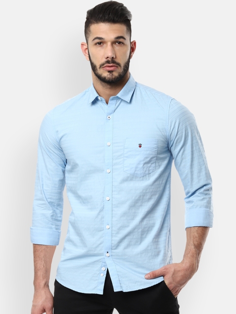 

Louis Philippe Sport Men Blue Slim Fit Striped Casual Shirt
