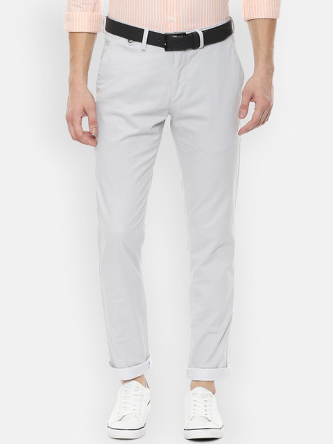 

Louis Philippe Sport Men Grey Slim Fit Solid Regular Trousers