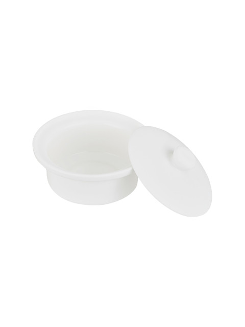 

SONG BIRD White Solid Set of 3 Ceramic Casseroles with Spoons