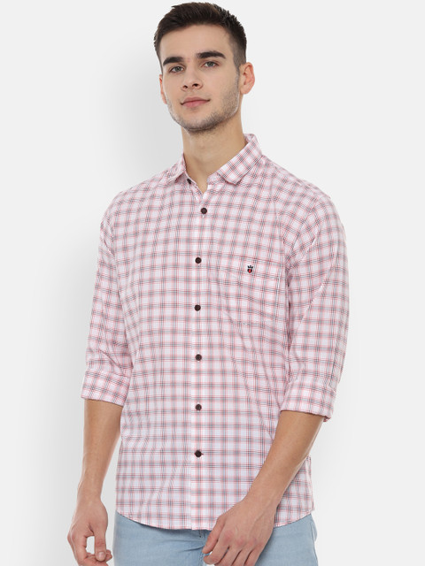 

Louis Philippe Sport Men White Slim Fit Checked Casual Shirt