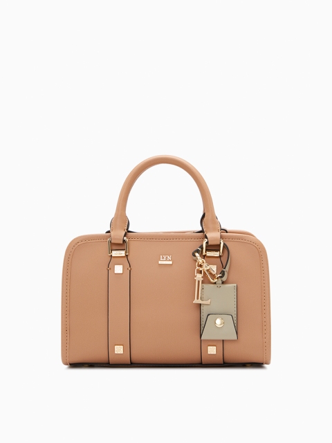 

LYN Brown Solid Handheld Bag