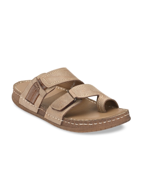 

Hitz Men Tan-Brown Comfort Sandals