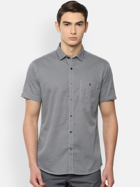 

Louis Philippe Sport Men Grey Slim Fit Printed Casual Shirt