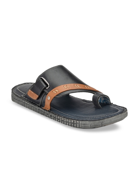 

Hitz Men Navy Blue Comfort Sandals