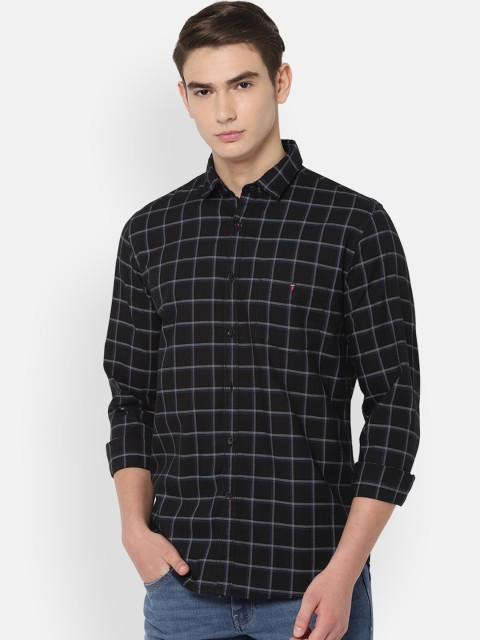 

Louis Philippe Sport Men Black Slim Fit Checked Casual Shirt