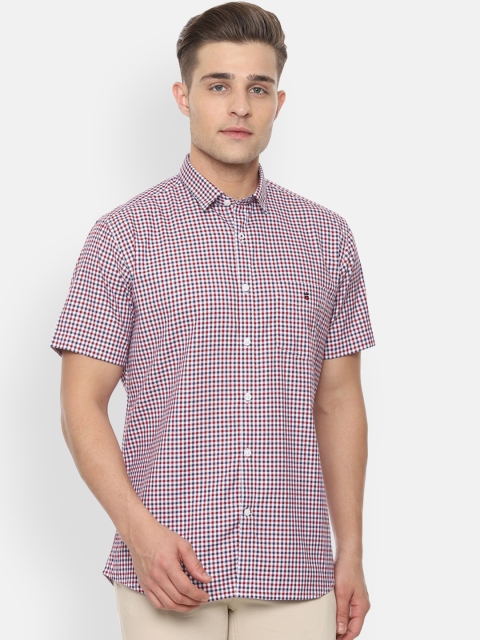 

Louis Philippe Sport Men Red Slim Fit Checked Casual Shirt