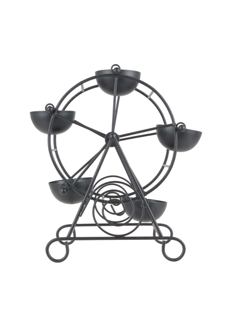 

SONG BIRD Black Solid Eat Street Serving Bowls Ferris Wheel