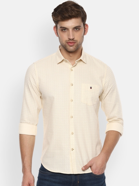

Louis Philippe Sport Men Beige Slim Fit Printed Casual Shirt