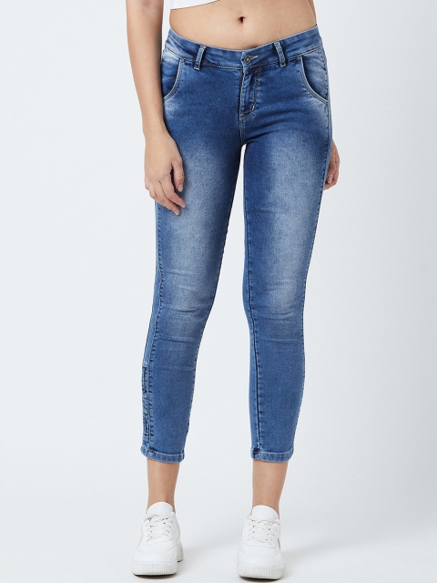 

Devis Women Blue Skinny Fit Mid-Rise Clean Look Stretchable Jeans