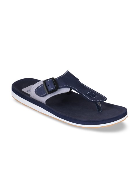 

Adda Men Navy Blue Solid Thong Flip-Flops